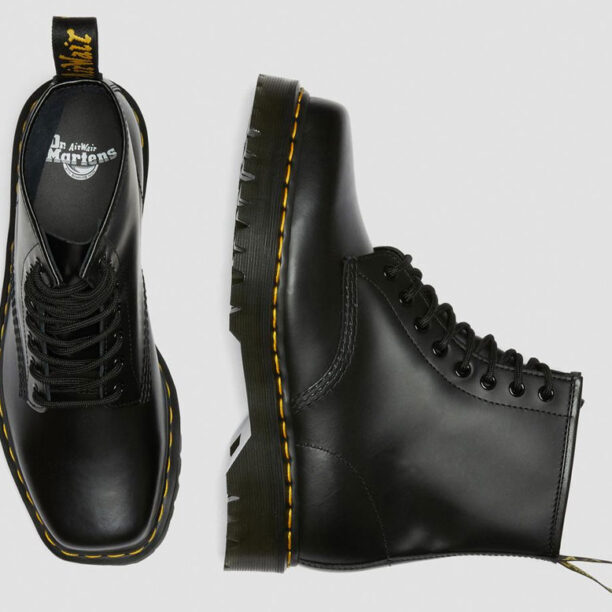 Preţ Dr. Martens 1460 Bex Squared Toe Leather Lace Up Boots