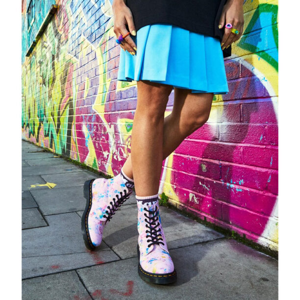 Cumpăra Dr. Martens 1460 Pascal Rainbow Suede Lace