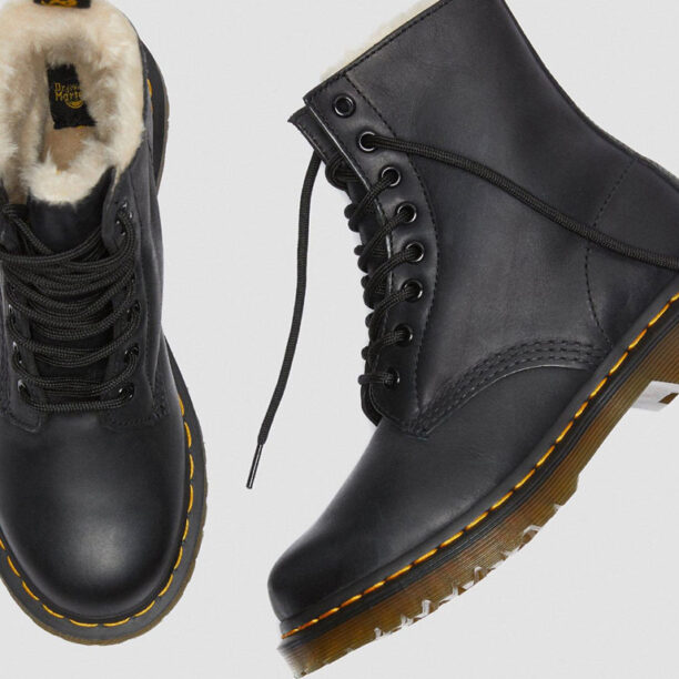 Dr. Martens 1460 Serena Faux Fur Lined Ankle Boots preţ