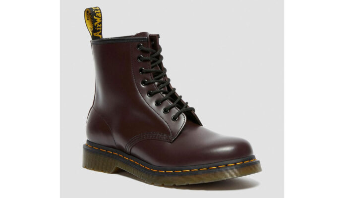 Dr. Martens 1460 Smooth Leather Lace Up Burgundy preţ