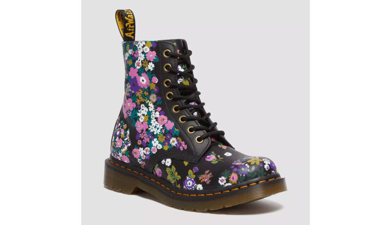 Dr. Martens 1460 Vintage Floral Leather Lace Up Boots preţ