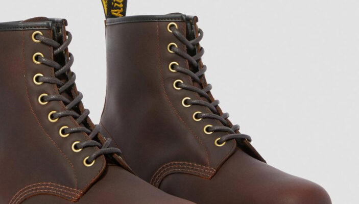 Cumpăra Dr. Martens 1460 Winter Grip Leather Ankle Boots