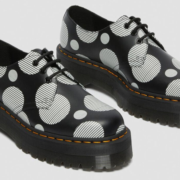 Dr. Martens 1461 Polka Dot Smooth Leather Platform preţ