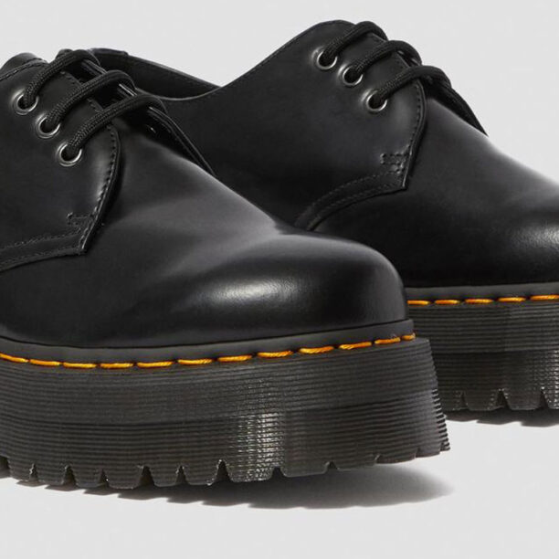 Preţ Dr. Martens 1461 Quad Platform Leather