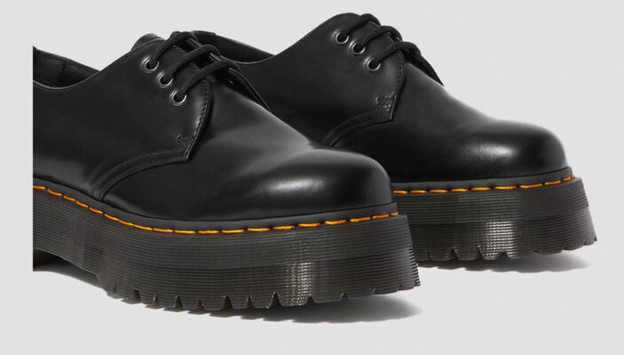 Preţ Dr. Martens 1461 Quad Platform Leather