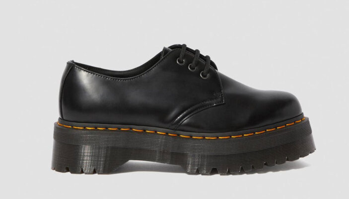 Dr. Martens 1461 Quad Platform Leather - imagine 6