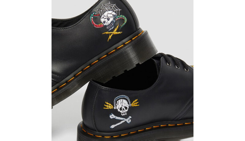 Original Dr. Martens 1461 Souvenir Embroidered Leather