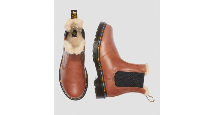 Dr. Martens 2976 Leonore Faux Fur Lined Chelsea Boot - imagine 8