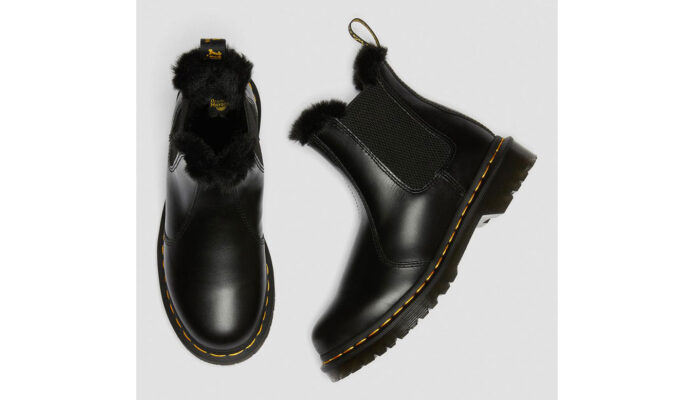 Dr. Martens 2976 Leonore Faux Fur Lined Chelsea Boot - imagine 8