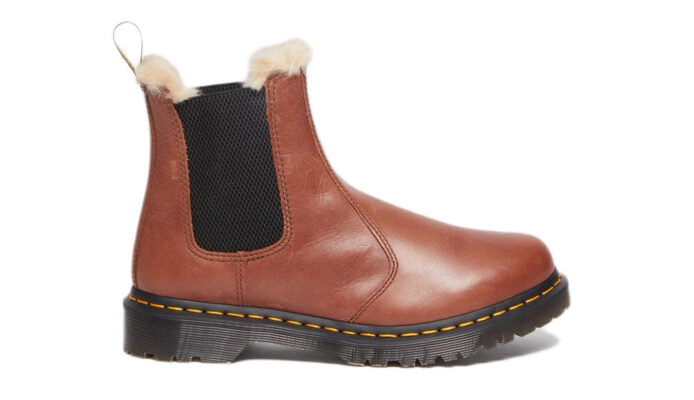 Dr. Martens 2976 Leonore Faux Fur Lined Chelsea Boot