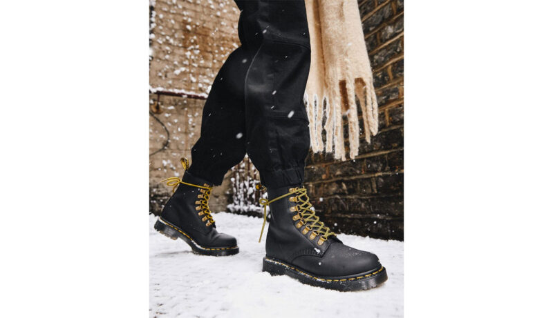 Original Dr. Martens 2976 Pascal Wintergirp Leather Lace Up Boots