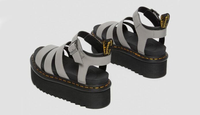 Cumpăra Dr. Martens Blaire Pisa Leather Platform Strap Sandlas