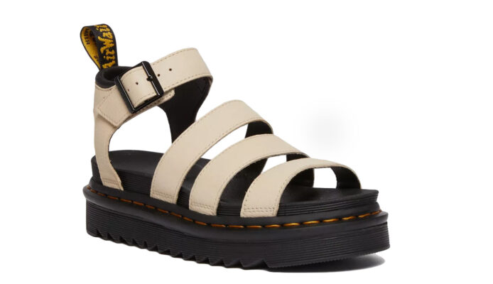 Dr. Martens Blaire Pisa Leather Strap Platform Sandals