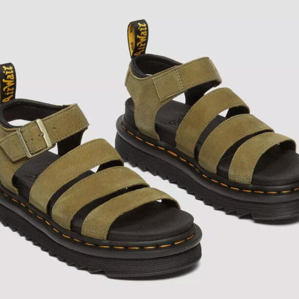 Dr. Martens Blaire Tumbled Nubuck Leather Sandals preţ