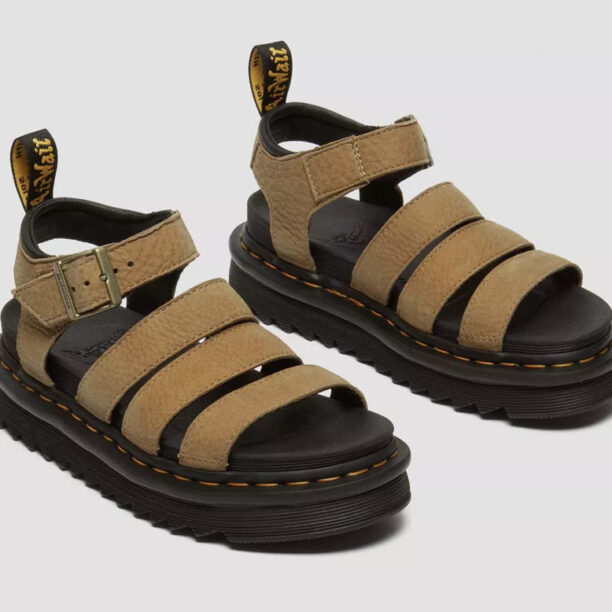 Dr. Martens Blaire Tumbled Nubuck Leather Sandals preţ