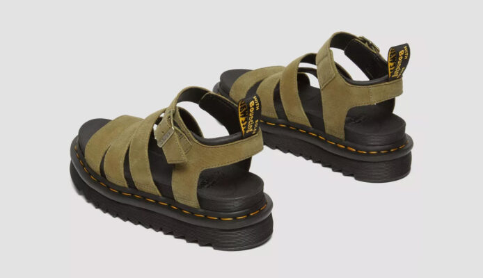 Cumpăra Dr. Martens Blaire Tumbled Nubuck Leather Sandals