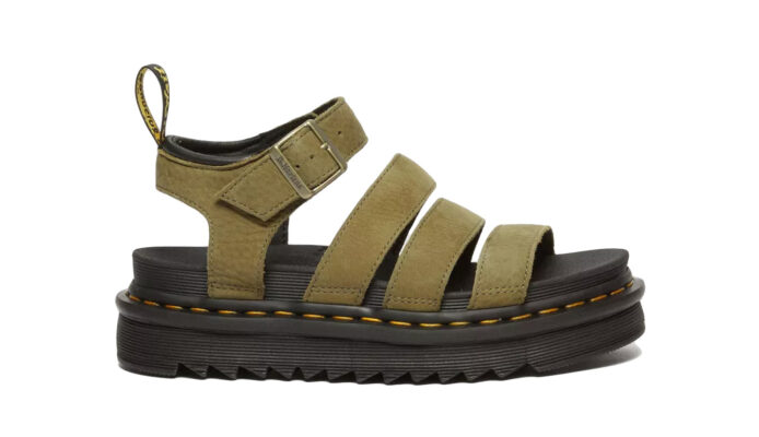 Dr. Martens Blaire Tumbled Nubuck Leather Sandals