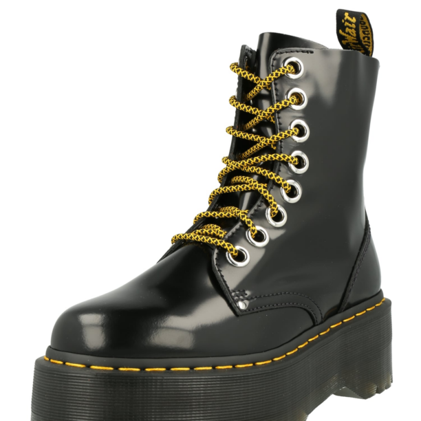 Dr. Martens Ghete cu șireturi 'Max'  galben închis / negru