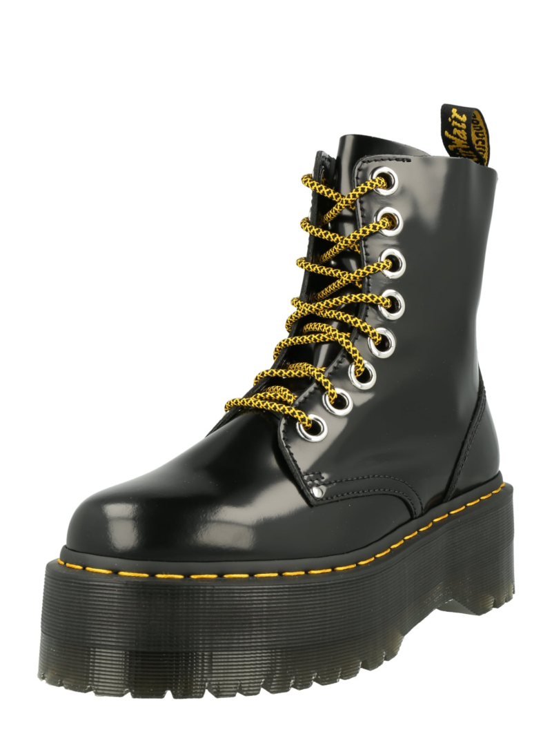 Dr. Martens Ghete cu șireturi 'Max'  galben închis / negru