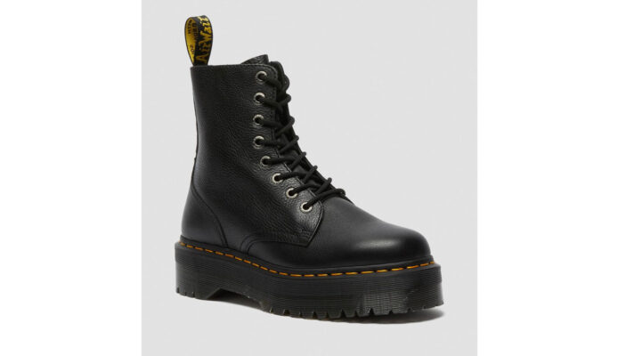 Dr. Martens Jadon III Pisa Leather Platform Boots Bex preţ