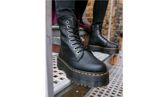 Original Dr. Martens Jadon III Pisa Leather Platform Boots Bex