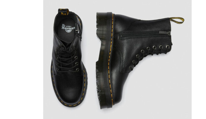 Dr. Martens Jadon III Pisa Leather Platform Boots Bex - imagine 8