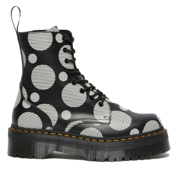 Preţ Dr. Martens Jadon Polka Dot Smooth Leather Platform Boots