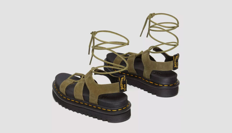 Cumpăra Dr. Martens Nartilla Tumbled Nubuck Leather Gladiator Sandals W