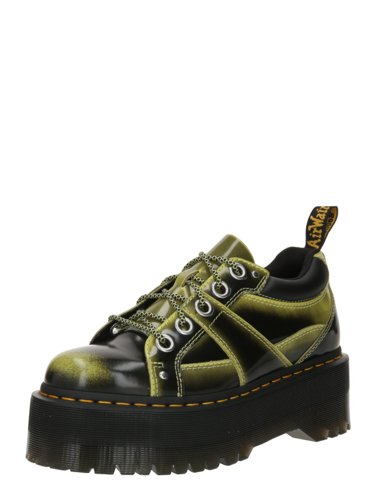 Dr. Martens Pantofi cu șireturi '5i Quad Max'  verde / negru