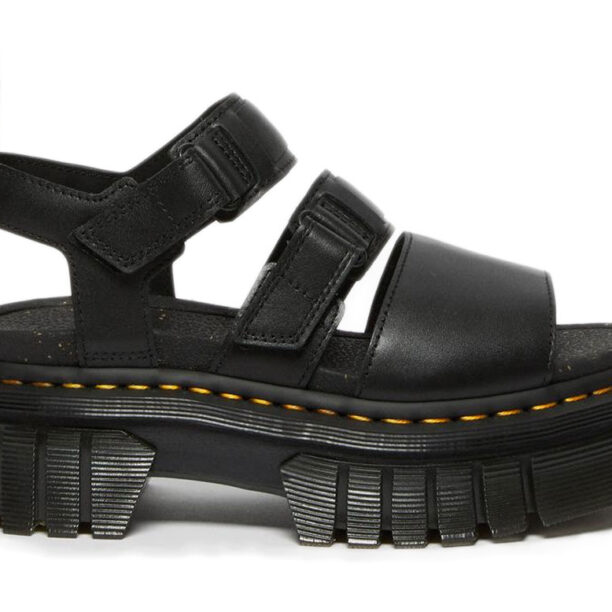 Dr. Martens Ricki Nappa Lux Leather3-Strap Platform Sandals