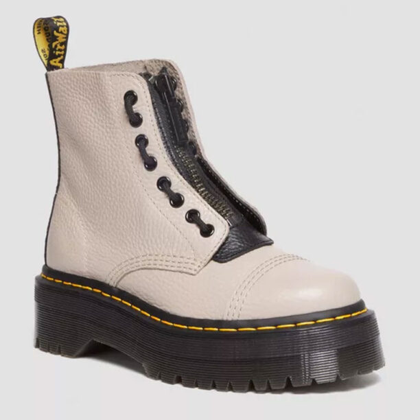 Dr. Martens Sinclair Milled Nappa Leather Platform Boots preţ