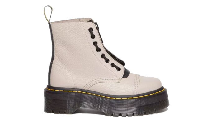 Dr. Martens Sinclair Milled Nappa Leather Platform Boots