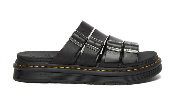 Dr. Martens Tate Leather Slide Sandals