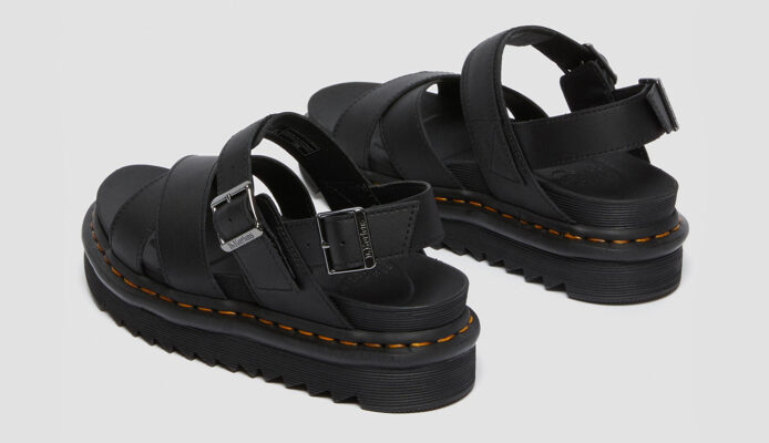 Preţ Dr. Martens Voss II Hydro Leather Strap Sandals