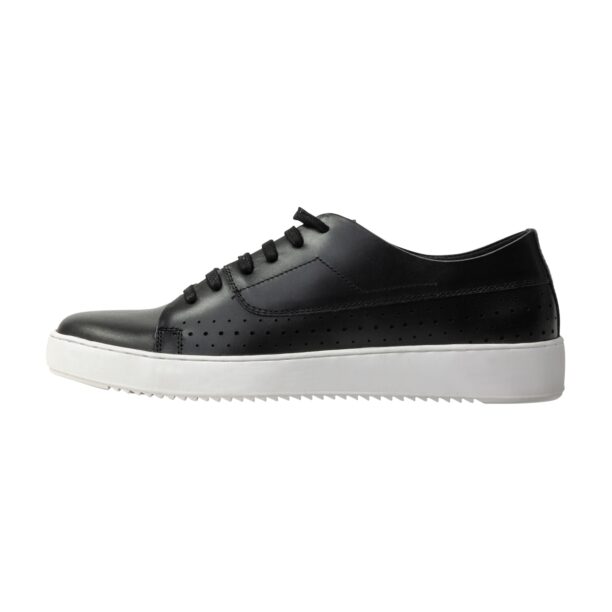 DreiMaster Maritim Sneaker low  negru / alb murdar