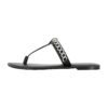 DreiMaster Vintage Flip-flops 'Boline'  negru / argintiu