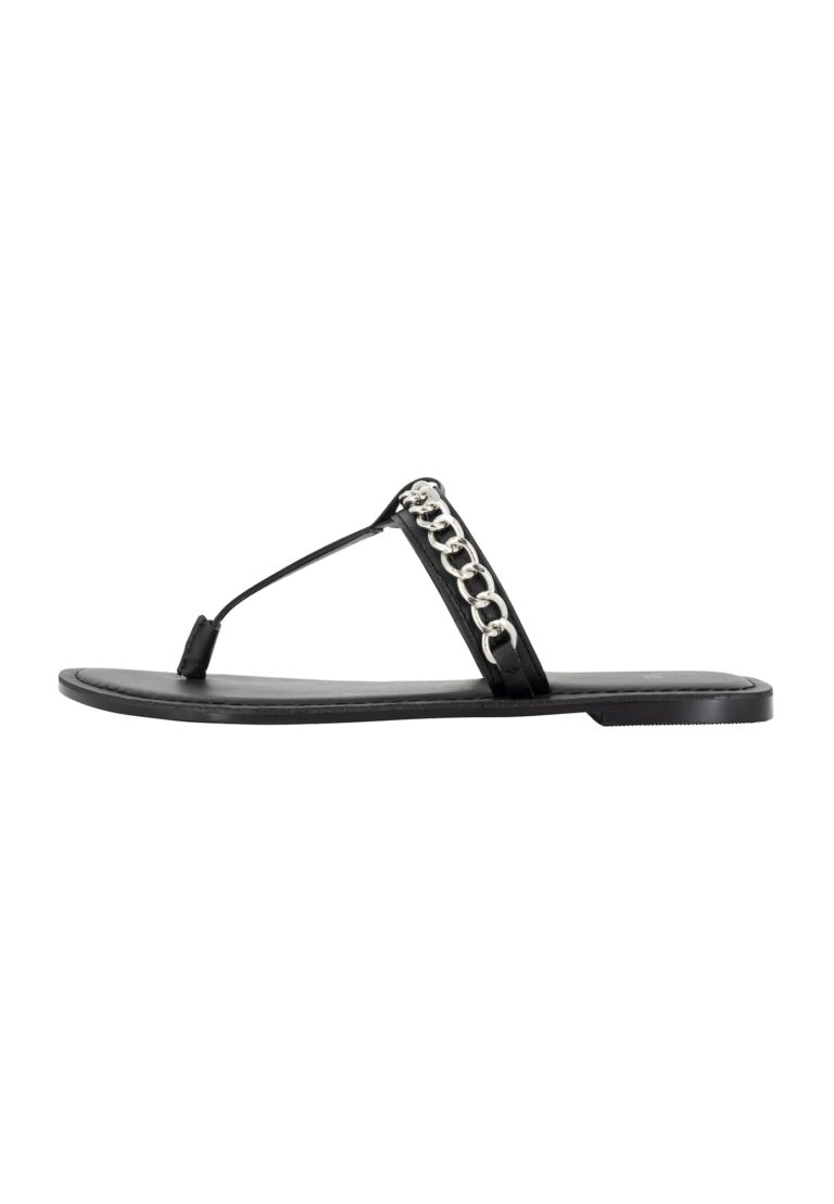 DreiMaster Vintage Flip-flops 'Boline'  negru / argintiu