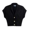 DreiMaster Vintage Vestă tricotată  negru