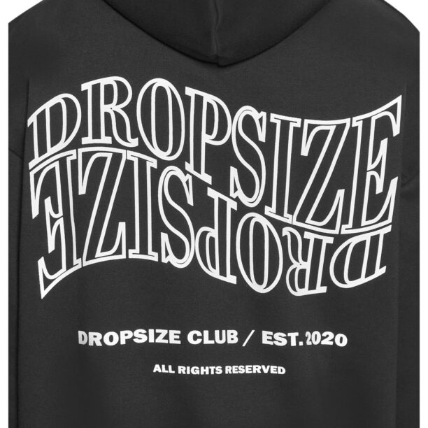 Dropsize Bluză de molton  negru / alb preţ