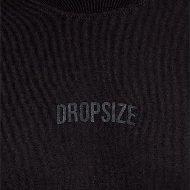 Dropsize Tricou  gri metalic / negru preţ