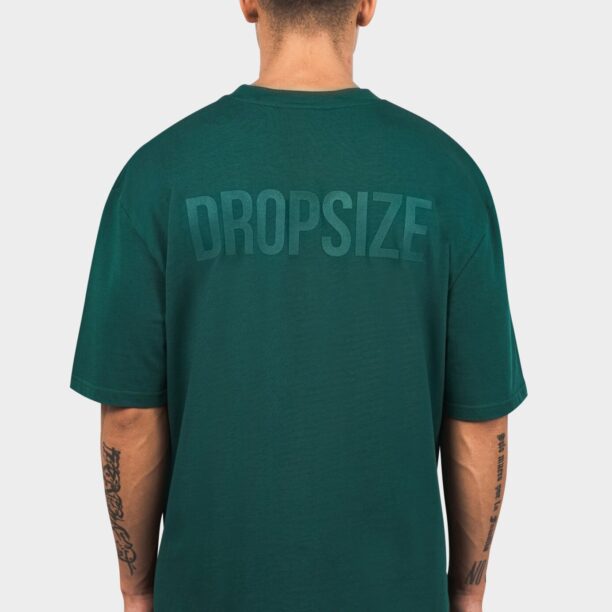 Original Dropsize Tricou  verde / verde smarald