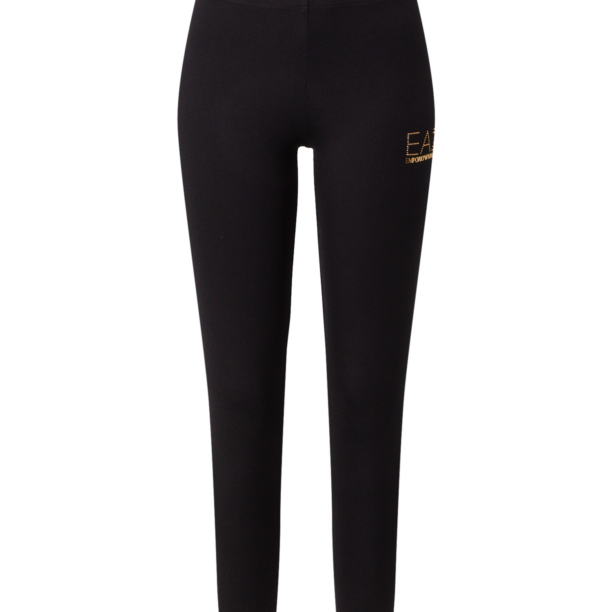 EA7 Emporio Armani Leggings  auriu / negru