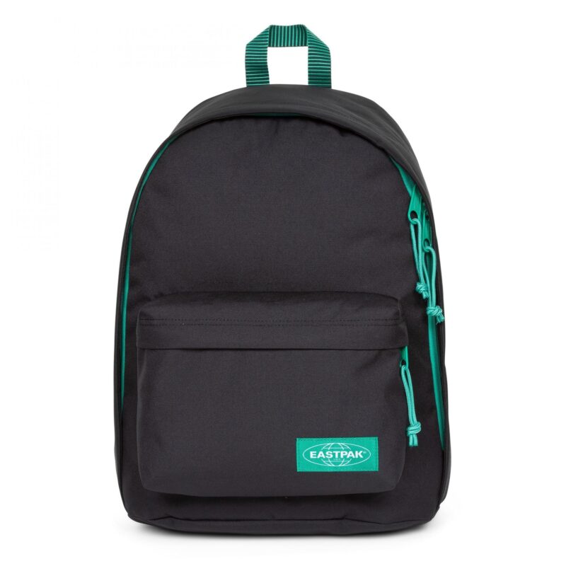 EASTPAK Rucsac 'Out Of Office'  gri închis / verde / alb