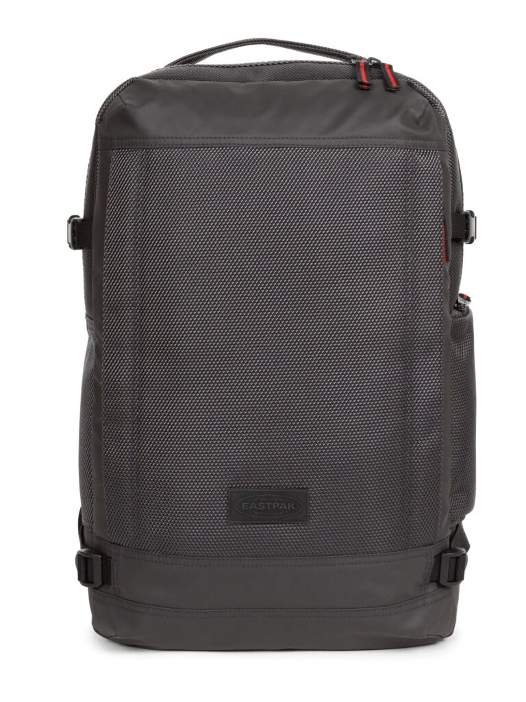 EASTPAK Rucsac 'Tecum'  gri deschis / gri închis / roșu