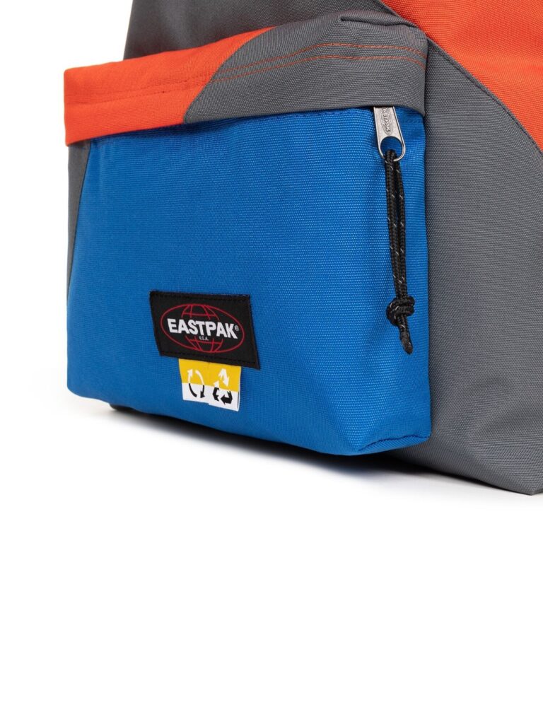 Original EASTPAK Rucsac  albastru / gri / roșu orange