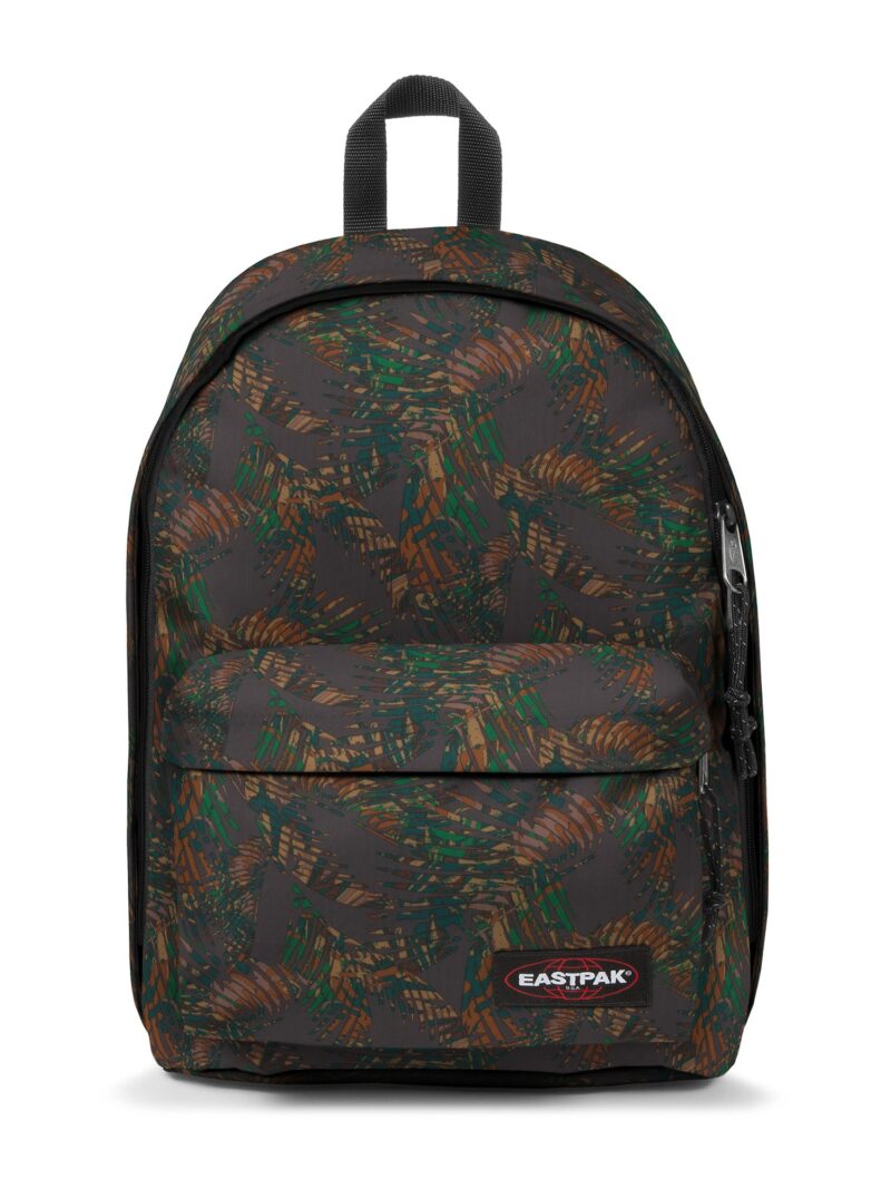 EASTPAK Rucsac  maro / verde / negru / alb