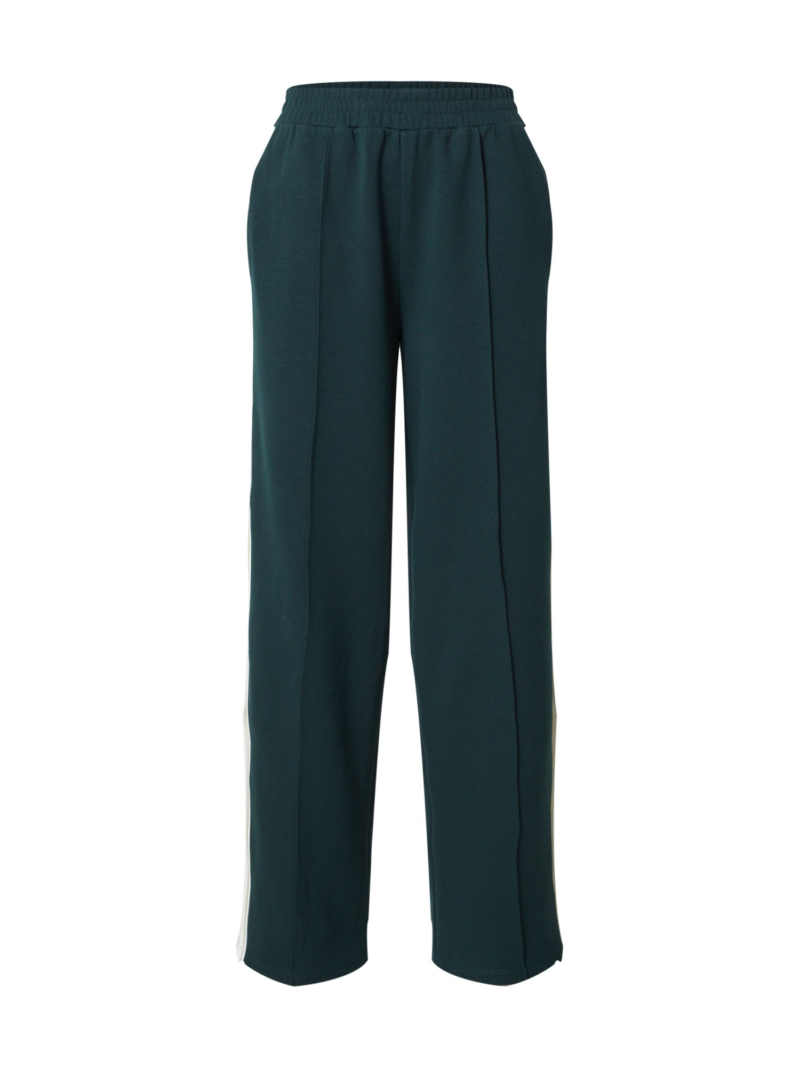 EDITED Pantaloni 'Vica'  bej / verde închis