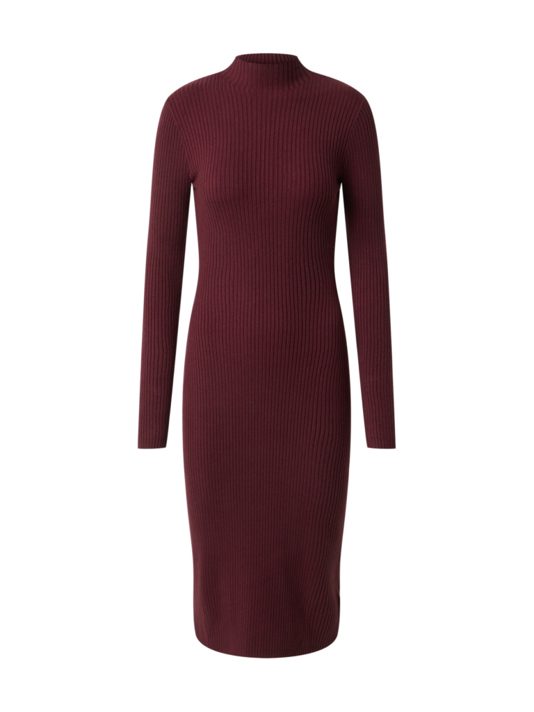 EDITED Rochie 'Hada'  roșu burgundy