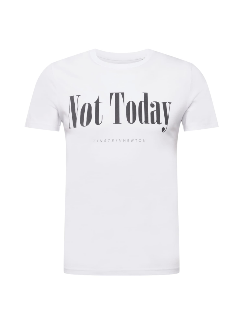 EINSTEIN & NEWTON Tricou 'Not Today'  negru / alb