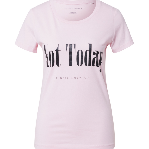 EINSTEIN & NEWTON Tricou 'Not Today'  roz / negru